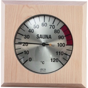 Thermomètre sauna carré...